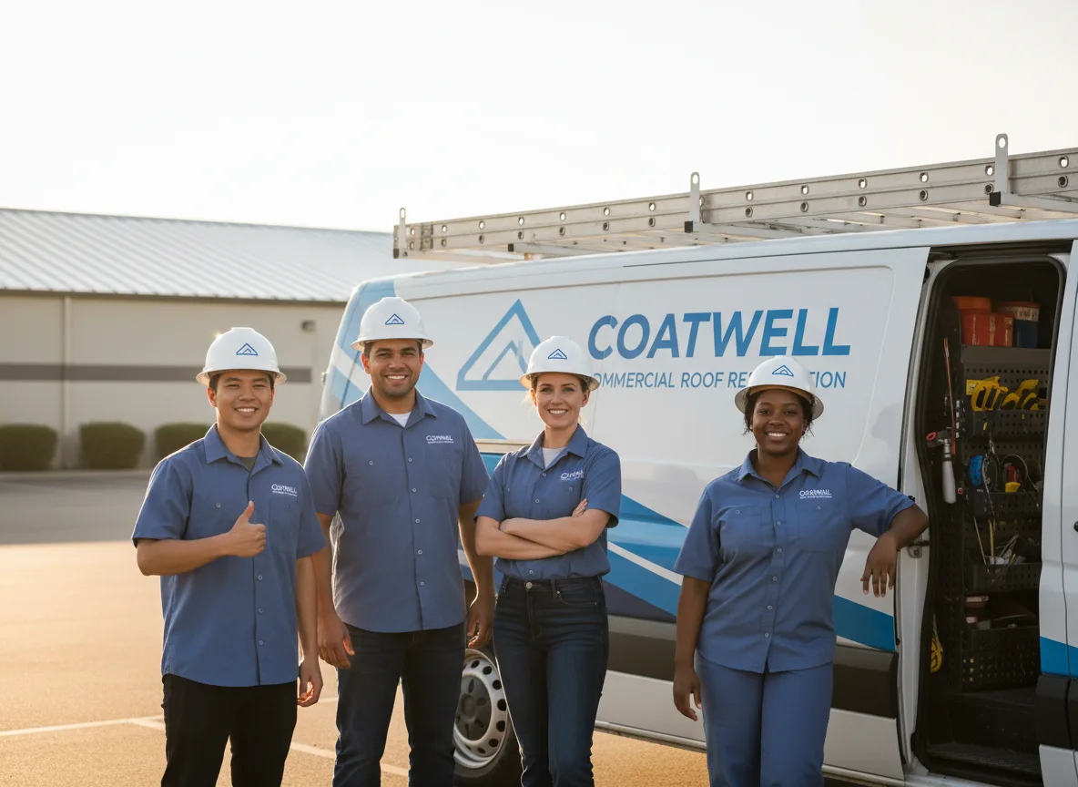 Commercial roof coating company in Rochelle, TX